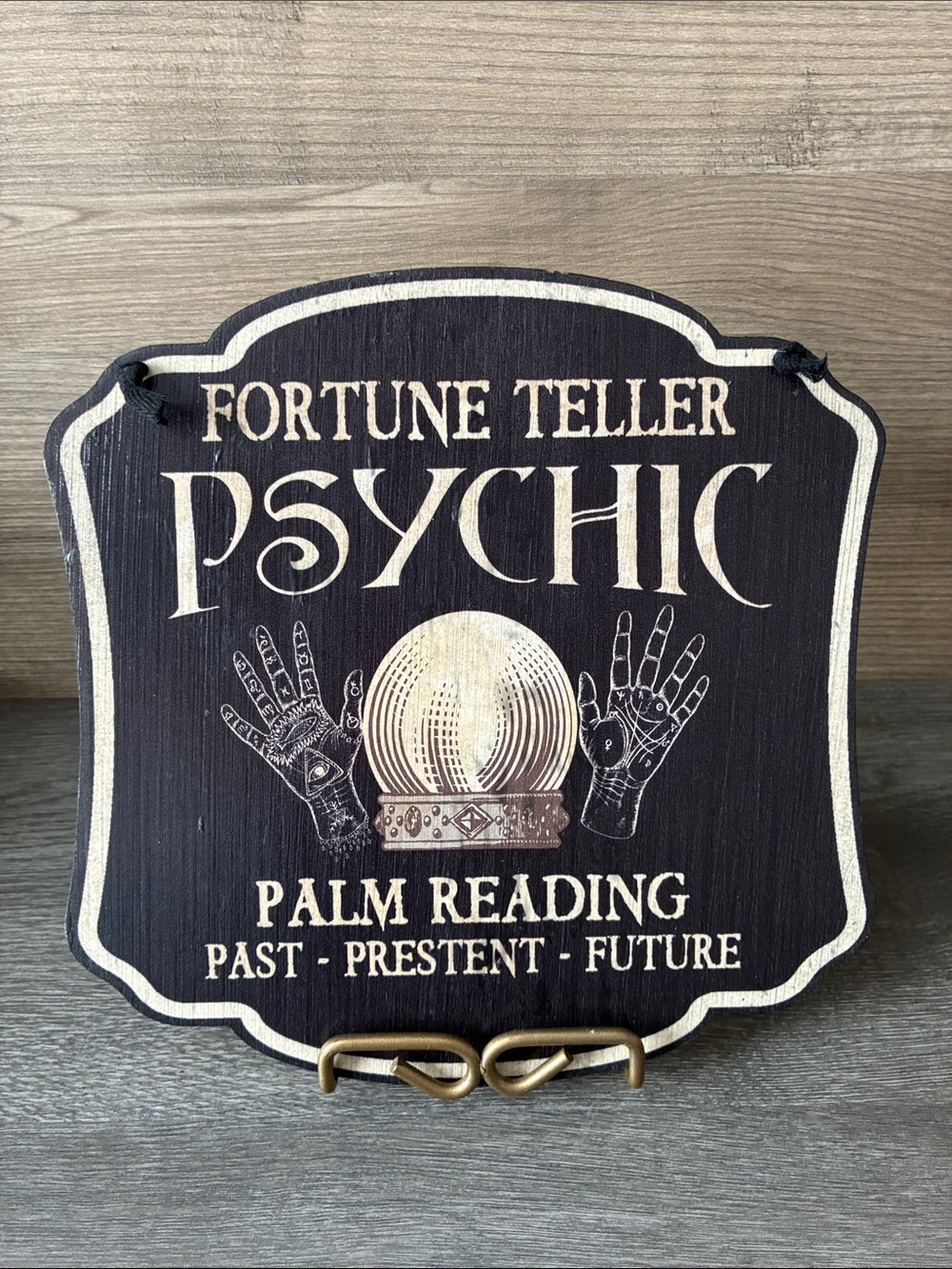 Halloween Decor Fortune Teller Psychic Palm Reading Sign
